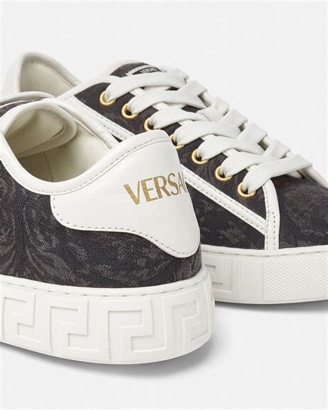 gianni versace athletic shoes|barocco high top greca sneakers.